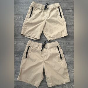Urban Pipeline Men's Tan Shorts with Black Accents Size 30. Qty 2
